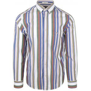 Gant Casual Shirt Stripe Multicolour Multicoloré taille L