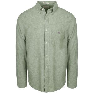 Gant Chemise Cotton Linen Vert taille L