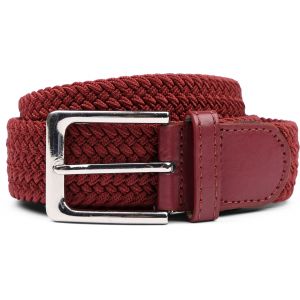 Suitable Ceinture tiss&eacute;e Rouge Bordeaux taille 105