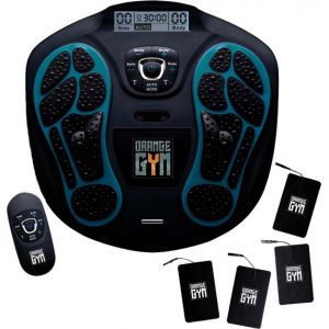 Orange Care ProRecover Stimulateur musculaire &eacute;lectrique - TENS EMS appareil de massage sans fil - Relaxation musculaire - &eacute;lectroth&eacute;rapie - r&eacute;cup&eacute;ration musculaire jambes, mollets, cuisses, pieds, dos, poitrine, bras, &eacute;paules - Inclus 4 coussins de gel,,