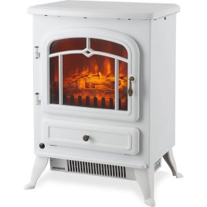 MOA Chemin&eacute;e &eacute;lectrique - Atmosphere Fireplace Classic - Chauffage - Po&ecirc;le - Freestanding - White - ES180W
