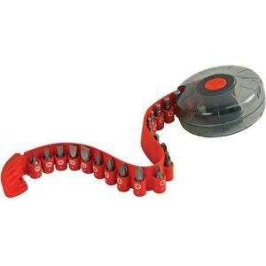 Perel Embouts de vissage 20 embouts en acier S2 avec bo&icirc;te de rangement