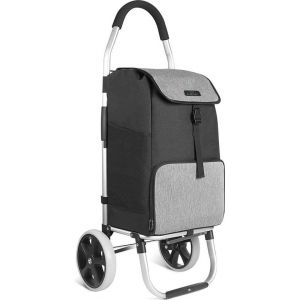 Chariot de courses - Safe Life - Caddie &agrave; roulettes Pliable - Compartiment Isotherme