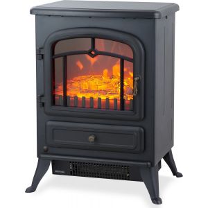 MOA Cheminée électrique - Atmosphere Fireplace Classic - Chauffage - Poêle - Freestanding - Black - ES180