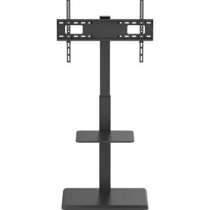 VDD Gaming - Support TV - Support TV universel - Pied TV - Support TV - Support TV - Support TV - Pied TV - Support TV au sol - Support TV - Support moniteur - Support télévision - Rotatif & Réglable en hauteur - Pour 37 à 75 pouces