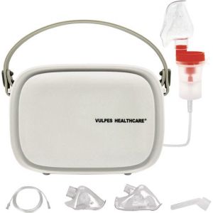 Vulpes Goods® HealthCare - Dispositif d'aérosol - Nébuliseur ultrasonique - Nébuliseur - Dispositif d'inhalation pour enfants, adultes et bébés - mode infini - Aide à lutter contre les maladies respiratoires - 3 embouts buccaux inclus