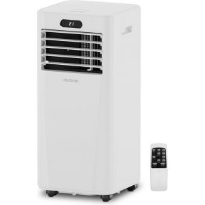 Climatiseur mobile Auronic - 3-en-1 - avec 2 kits de fixation pour fen&ecirc;tres - Ventilateur - D&eacute;shumidificateur - 20 m&sup2;