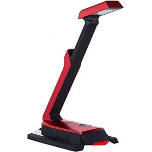 Kotion Each USB Microphone for PC - Avec fonction lampe et support pour casque d'&eacute;coute