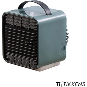 Refroidisseur d'air Mini - TIKKENS - Ventilateur / Ventilateur de table - Vert fonc&eacute;