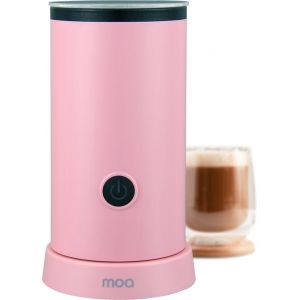 MOA Mousseur à lait électrique - Sans BPA - Pour faire mousser et chauffer - Rose - MF5P