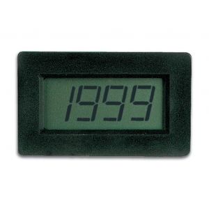 Velleman Digital LCD Panel Meter - Affichage 3,5 chiffres, alimentation 9 VDC - 68 x 44 cm - Noir