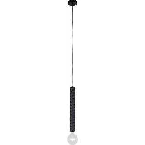 Lampe suspendue - Dutchbone - 230 V - 12x12x150cm - Noire