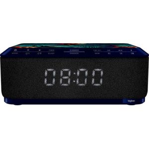 Bigben Radio-réveil - Chargeur de téléphone sans fil - Jungle