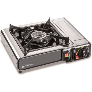 Kemper réchaud à gaz portable Xtra Smart - Gril à gaz - 2200W - 33x29x8 cm
