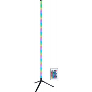 Grundig LED Floor Lamp 120 cm - Lampadaire RVB avec t&eacute;l&eacute;commande - aliment&eacute; par USB - Lampe d'ambiance pour le salon, la chambre et les jeux - 4 modes d'&eacute;clairage, 60 LED