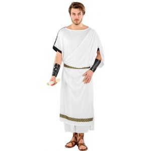 Dressforfun Costume homme toge romaine - S/M - Costume carnaval - Halloween - Dress up - Party wear - Carnaval wear - Party - Party wear
