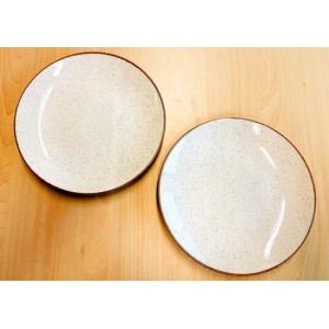 Marque : Cosy & Trendy - Granite Ivory- Assiette plate 27CM -.