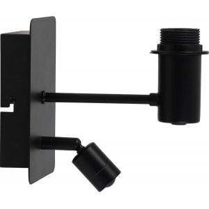 Light & Living Applique Montana - Noir - 20x11x18cm - Moderne et compact