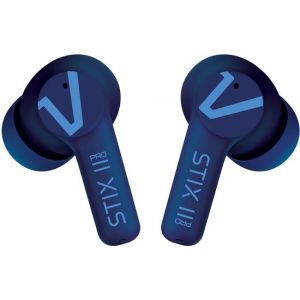 Veho STIX II Pro True Wireless Headphones Casque intra-auriculaire sans fil Appels/Musique/Sports/Everyday Bluetooth Bleu