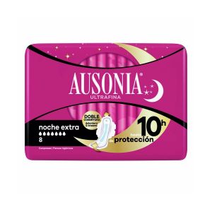 Ausonia - Ausonia Compresas Night Extra Wings 9 U