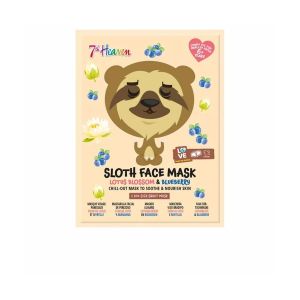 7th Heaven - Animal Sloth Face Mask 1 U