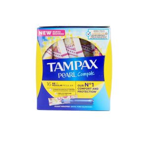 Tampax – Tampax Pearl Compak Tampón Regular 16 U