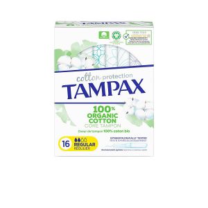 Tampax Champagne biologique régulier 16 U