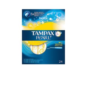 TAMPAX PEARL tampón regular 24 u | TAMPAX