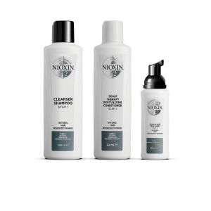 Nioxin - Sistema 2 - Kit - Tratamiento Para Cabello Natural Con Pérdida De Densidad 3 Pz