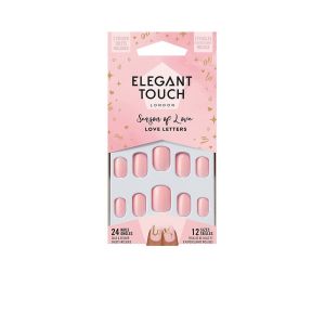 Elegant Touch - Luxe Looks Nails With Glue Squoval Limited Ed Love Letters 24 U