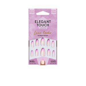 Elegant Touch - Luxe Looks Nails With Glue Short Stiletto Limited Ed Ultra Violet