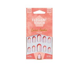 Elegant Touch - Luxe Looks Nails With Glue Oval Limited Ed Hot Tip