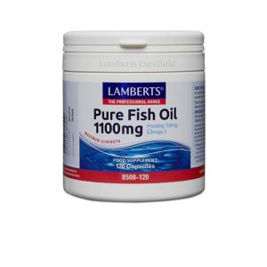Lamberts - Aceite De Pescado 1100 Mg 120 Cápsulas