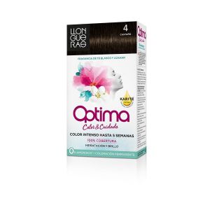 Llongueras - Optima Hair Colour 4 Castano 1 U