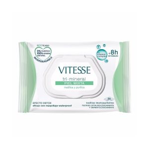 Vitesse - Tri-mineral Piel Mixta Toallitas Desmaquillantes 25 U