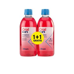 Kin - Oralkin Enjuague Bucal Anti-placa Lote 2 Pz