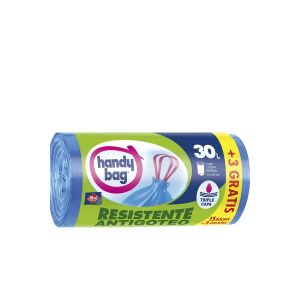 Albal - Handy Bag Antibacterias Bolsa Basura 30 Litros 18 U