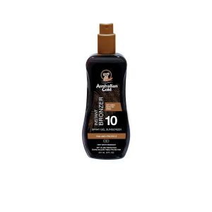 Australian Gold - Sunscreen Spf10 Spray Gel With Instant Bronzer 237 Ml