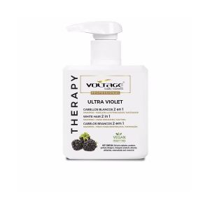 Voltage Cosmetics - Therapy Ultra Violet Cabellos Blancos 2 En 1 Champú-mascarilla 500 Ml