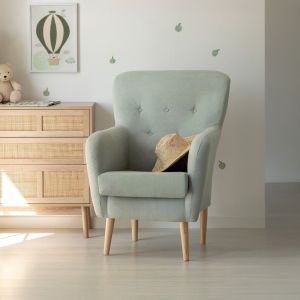 Fauteuil d'allaitement menthe Astrid