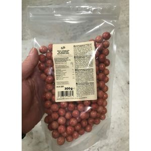 Crackers de riz au chocolat blanc et à la poudre de fraise 300 g - Promo