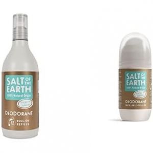 Salt Of The Earth Natural Deodorant Refillable Roll-on Ginger & Jasmine Free 75ml Unisexe