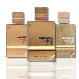 Al Haramain Amber Oud Ruby Edition, Bleu Edition & White Edition Eau de parfum  60ml
