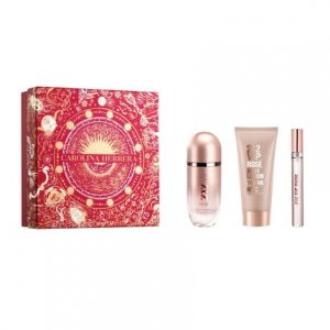 Carolina Herrera 212 Vip Rose Eau De Perfume Set 3 Pieces Christmas 2023 Coffret (Coffret) Mixte 80ml