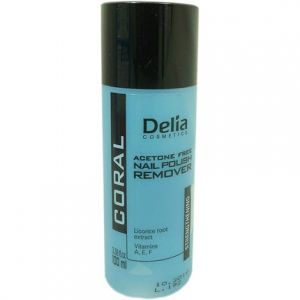 Delia Cosmetics Nail Polish Remover Perfumed Acetone Free 100ml