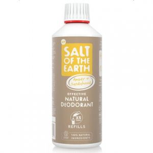 Salt of the Earth Natural Deodorant Spray Refill Amber & Sandalwood 500ml - CRYS500AS-C