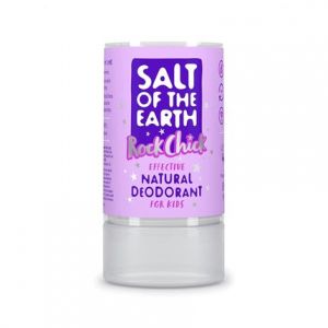 Salt Of The Earth Natural Deodorant Crystal Rock Chick Odorless Perfume-Free Vegan Long-Lasting Protection - 90g