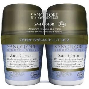 D&eacute;odorant Bille Fra&icirc;cheur Anti-Traces - Coton - 2 x 50 ml
