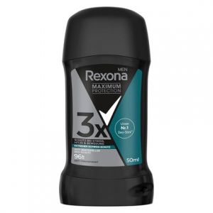 Rexona Men Maximum Protection Deodrant Stick Antibacterial Deodorant Anti -Perspirant Protection With 96 Hours Sweat and Body Odor Protection 50ml