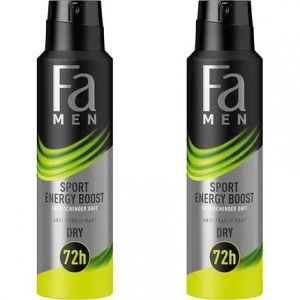 FA Sport Energy Boost Anti-Perspirant Deodorant with Refreshing Scent D&eacute;odorant (D&eacute;o) Homme 150ml